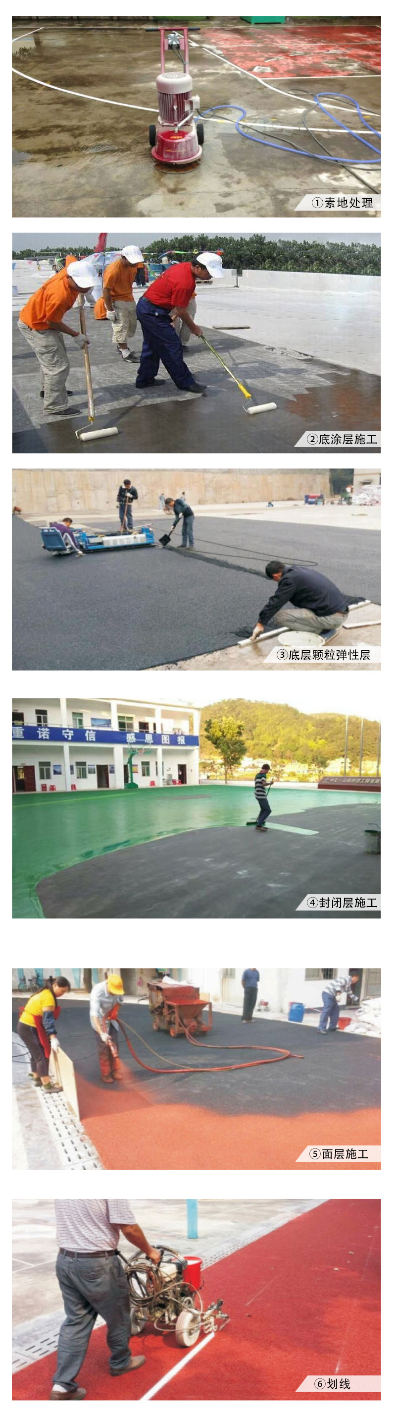 复合型塑胶跑道 复合型塑胶跑道