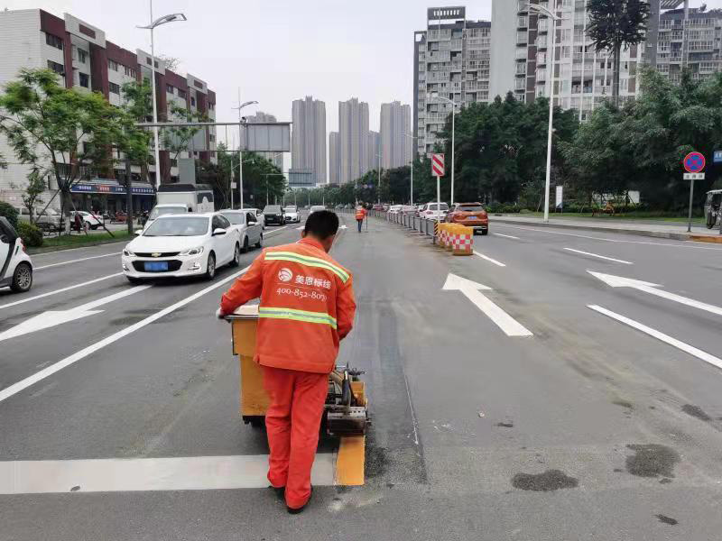 双组份标线施工 双组份标线施工