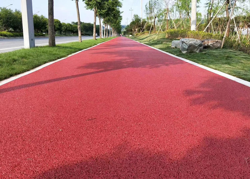 彩色防滑路面 彩色防滑路面